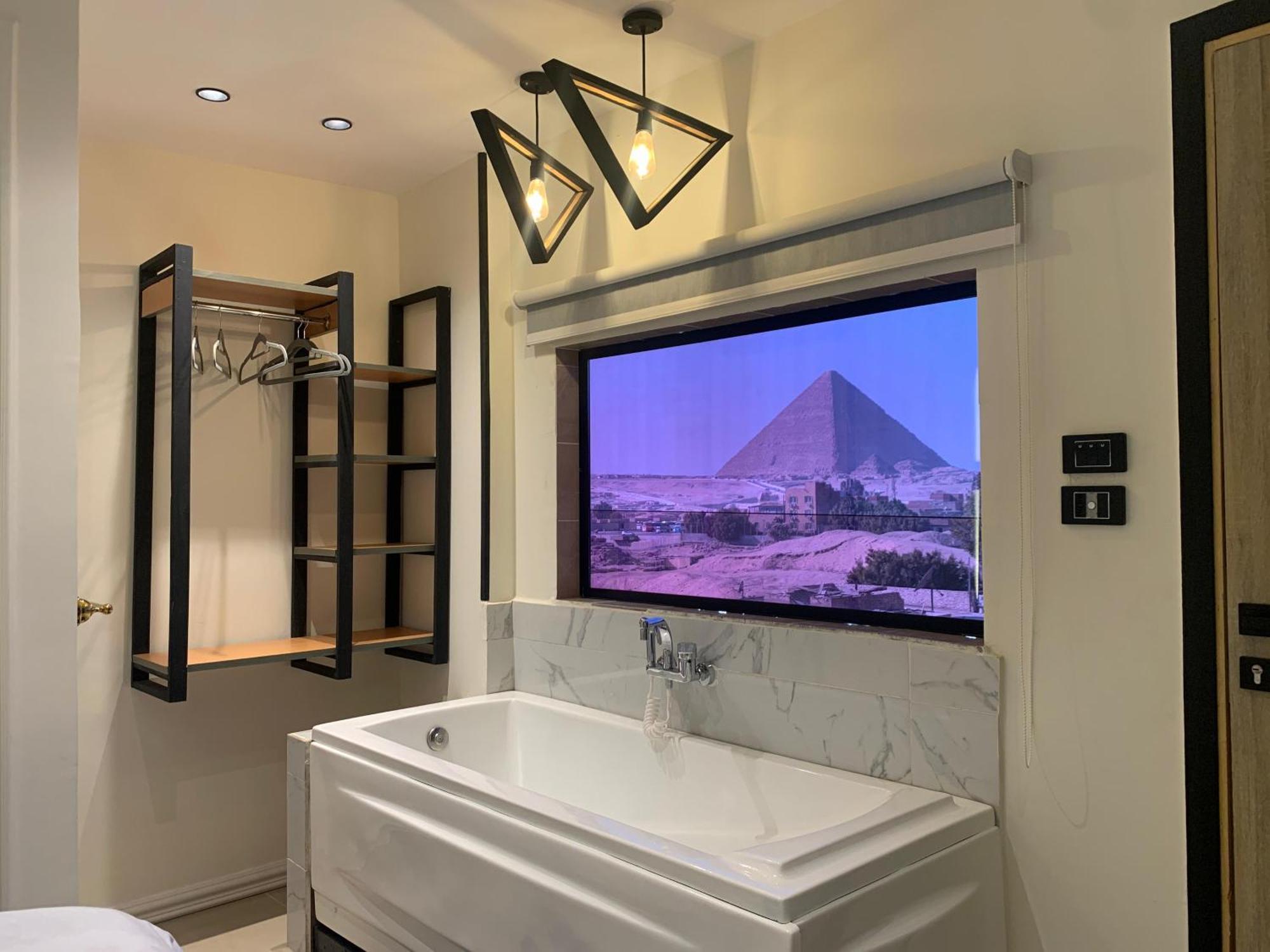 Capo Pyramid Hotel Kafret el-Gabal Kültér fotó